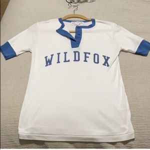 WILDFOX HENLEY T SHIRT XS